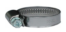 Hadicová páska stahovací 12 - 20 mm, typ W2, nerez / chrom
