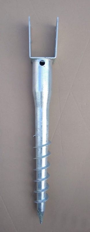 Zemní vrut s patkou / profilem U 120, délka 1100mm