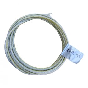 Doprodej: SVAZEK 6 M nerezové lano čiré PVC 4/6mm - DIN 3055